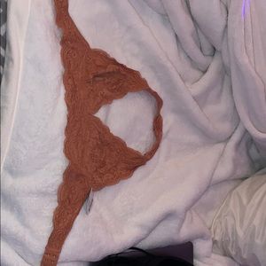 burnt orange halter bralette never worn